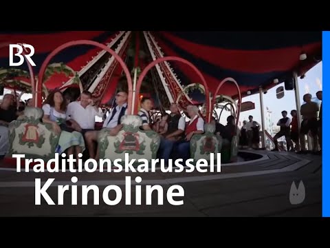 Besonders altes Karussell auf dem Oktoberfest: Über 100 Jahre Krinoline | Wiesn | BR | Bayrischer Rundfunk