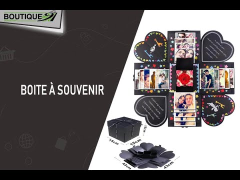 Boite à souvenir : personnalisable disponible en ligne