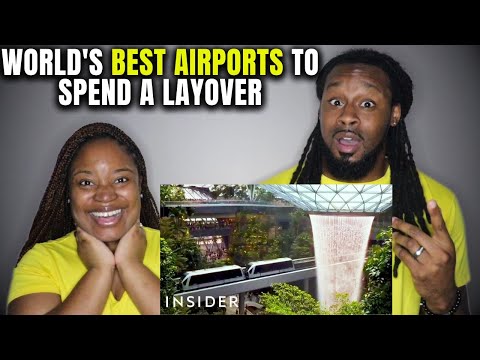 WORLD'S BEST AIRPORTS TO SPEND A LAYOVER! | The Demouchets REACT
