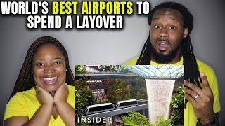 WORLD'S BEST AIRPORTS TO SPEND A LAYOVER! | The Demouchets REACT