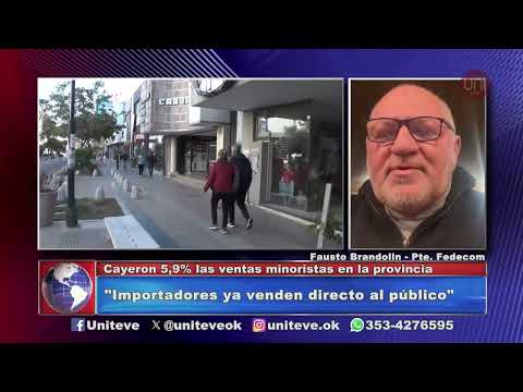 Cayeron 5,9% las ventas minoristas en la provincia