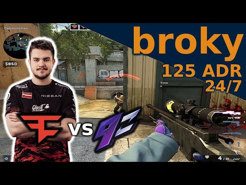 broky HIGHLIGHTS ONLY🔥 (24/7) - FaZe vs 9z - CSGO POV Highlights