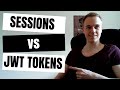 JSON Web tokens vs sessions for authentication | should you use JWTs as session tokens?