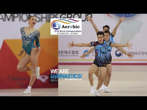 HIGHLIGHTS - 2016 Aerobic Worlds, Incheon (KOR) – Individual Women and Trios - We are Gymnastics !
