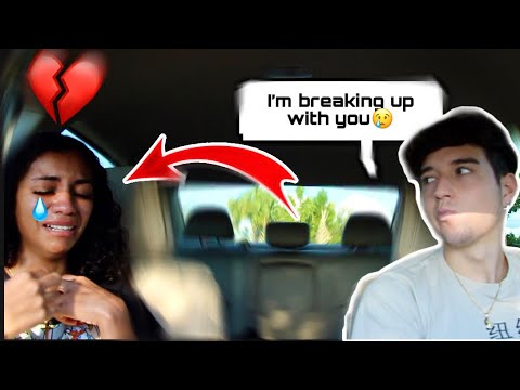 BREAK UP PRANK ON GIRLFRIEND! *EMOTIONAL*