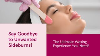 Sideburn wax instant transformation!!
