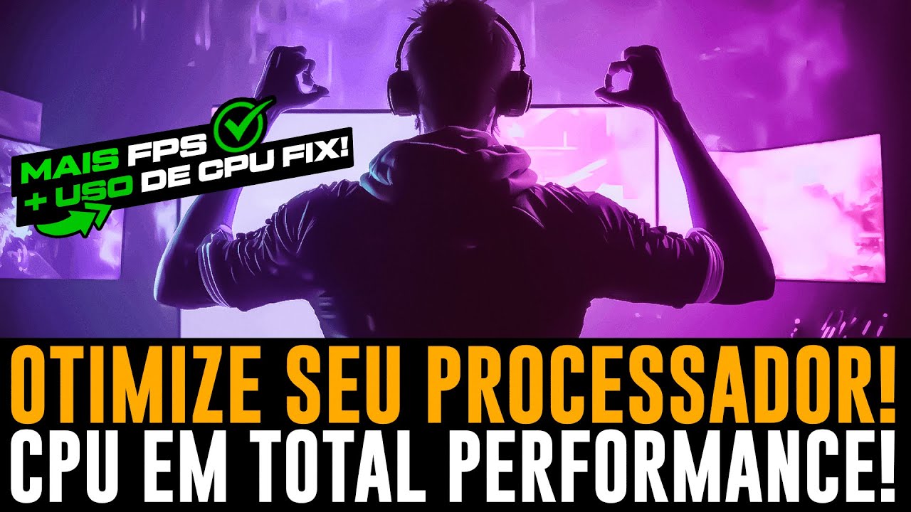 COMO OTIMIZAR O PROCESSADOR / CPU PARA JOGOS ! MELHORES CONFIGURAÇÕES PARA AUMENTAR O DESEMPENHO !