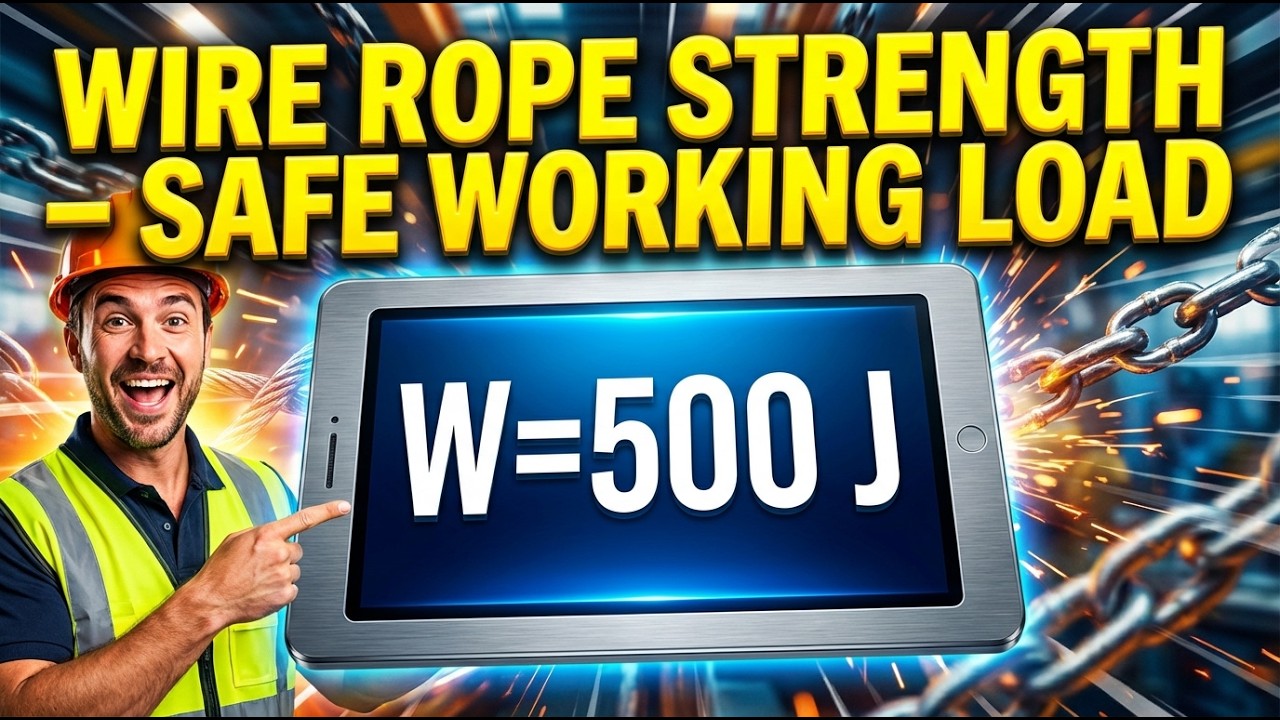 Wire Rope Strength Calculator — Safe Working Load