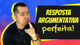 GÊNEROS TEXTUAIS: O que é e como escrever uma RESPOSTA ARGUMENTATIVA da maneira correta