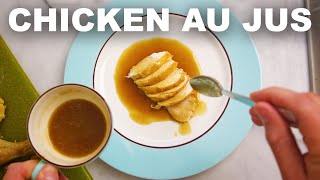 Spatchcocked Roast Chicken with Jus thumbnail