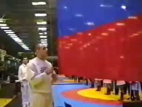 Wrestling Championship in Russia 2000 Russian Anthem (Flag Ceremony)
