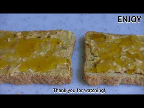 Peanut Butter & Honey Open-Faced Sandwiches Recipe