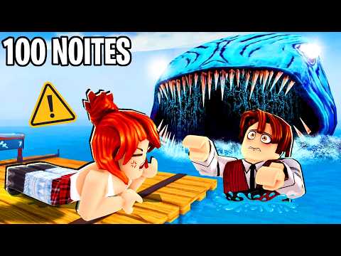 100 DIAS NO MAR COM A CRIS MINEGIRL (Roblox 50 Days on a Raft)