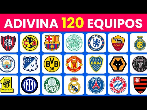 Adivina 120 CLUBES de Fútbol por el Escudo ⚽🥅🏆| MEGA Quiz de Escudos