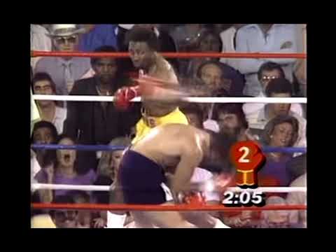 Thomas Hearns vs Roberto Duran brutal right hand for the KO