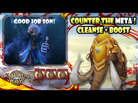 BUDGET HAEGANG !!! WIND MAMOTH SAVE THE DAY !! | Summoners War Olivine RTA Counter