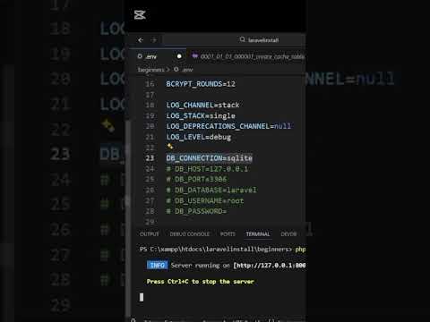 How to connect Laravel 12 to MySQL database - Part I 🔥