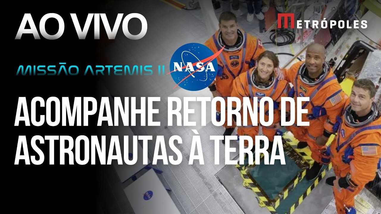AO VIVO E EM PORTUGUÊS: Nasa inicia resgate de astronautas da Artemis II | Marcos Pontes comenta