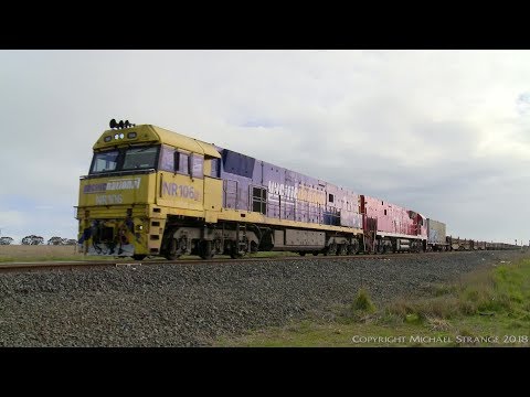 4PM4 Steel & Container Wagons - PoathTV Australian Trains & Railways