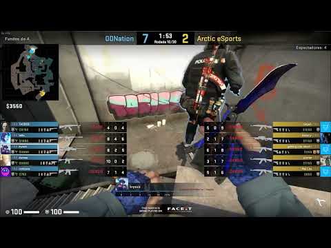 Pov csgo demo try (32/10) 00NATION vs ARCTIC - Overpass (ESL Brasil 08/12/2022)
