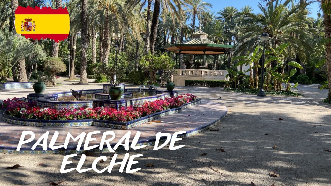 Immersive street-level walking tour through Elche Palmeral, Spain, showcasing authentic urban landscapes, local architecture, and the vibrant atmosphere of the city's neighborhoods