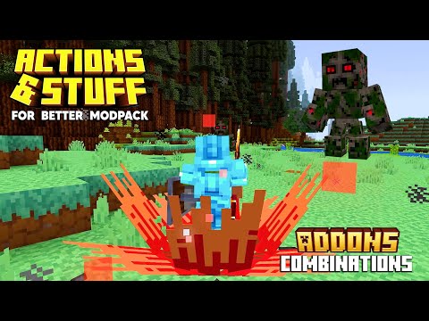 Minecraft BEST Actions & Stuff Mod Combinations in 1.21+ for Better World (bedrock)