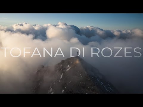 TOFANA DI ROZES, Dolomiti [3225m]: UN MINUTO SOPRA le NUVOLE