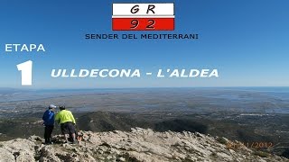 preview picture of video 'Etapa 1 ULLDECONA-L'ALDEA - GR 92 Sender del Mediterrani'
