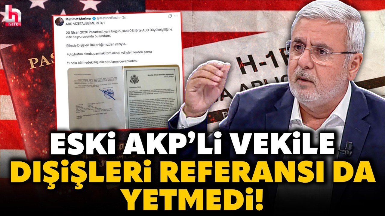 ABD'DEN METİNER'E VİZE TOKADI! Öyle bir gerekçe sunuldu ki paylaşımı apar topar sildi! Gündem olur!