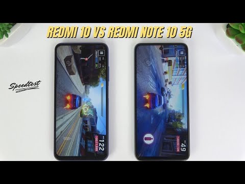 Xiaomi Redmi 10 vs Redmi Note 10 5G | Helio G88 vs Dimensity 700 Speedtest, Comparison