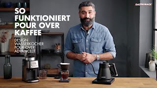 So funktioniert Pour Over Kaffee | Gastroback 42329 Design Wasserkocher Pour Over Advanced