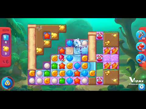 Fishdom. 5370 hard level no boosters and diamonds. 16 moves