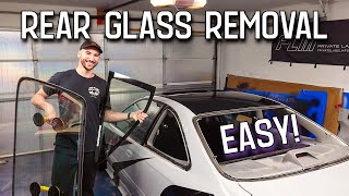 96-00 Civic Rear Glass Removal DIY