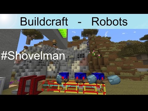 Buildcraft ROBOTS TUTORIALS - P4: SHOVELMAN - BC Roboter - DEUTSCH
