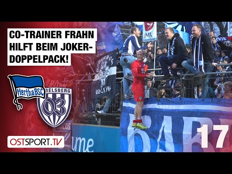 Assistant coach Frahn helps with the substitute brace! Hertha II - Babelsberg | Regionalliga Nordost
