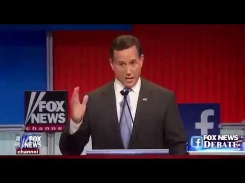 Full Rick Santorum Answers at Republican Presidential Debate (8-6-15)