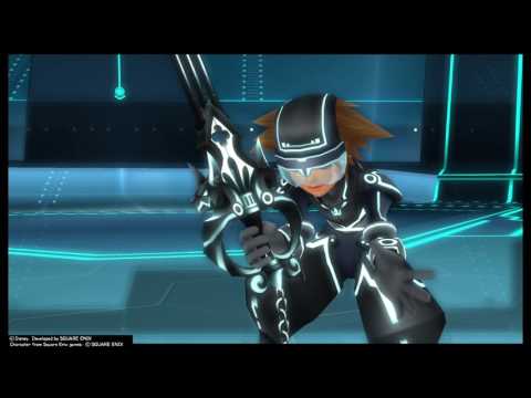 KINGDOM HEARTS HD Dream Drop Distance Boss: Rinzler (720p 60FPS)