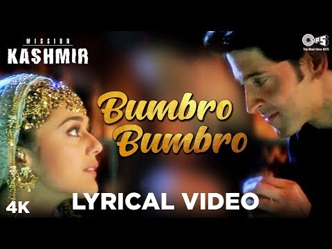 Bumbro Bumbro Lyrical - Mission Kashmir | Hrithik & Preity | Shankar Mahadevan, Jaspinder & Sunidhi