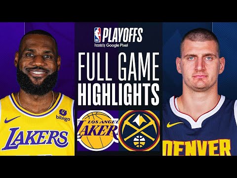 #7 LAKERS at #2 NUGGETS FULL GAME 2 HIGHLIGHTS April 22, 2024