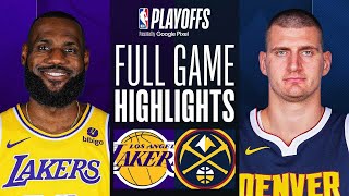 #7 LAKERS at #2 NUGGETS | FULL GAME 2 HIGHLIGHTS | April 22, 2024