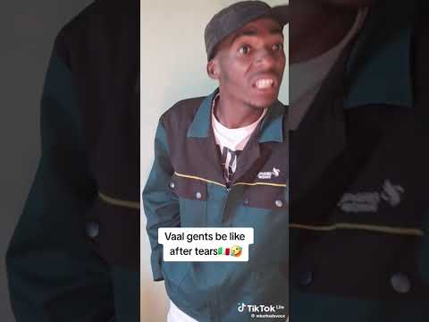 Vaal gents be like after tears😭😂