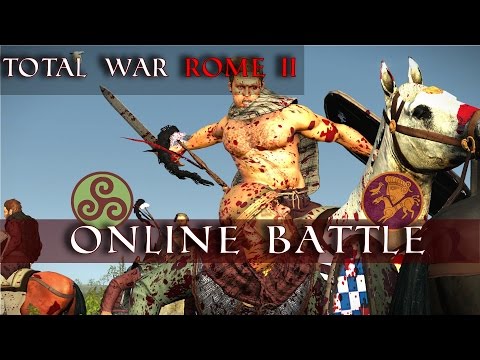 Intense High-Level Barbarian Brawl | Boii vs Suebi | Total War Rome II Online Battle