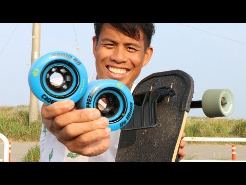 Leiftech vs Freebord Da Blues Wheels and GIVEAWAY
