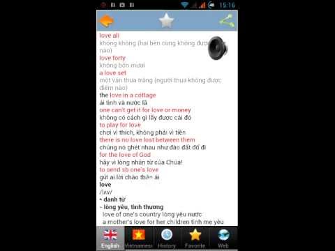 Vietnamese dict Video