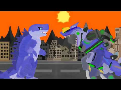 Sharkjira Vs mecha sharkjira (pt1/5)