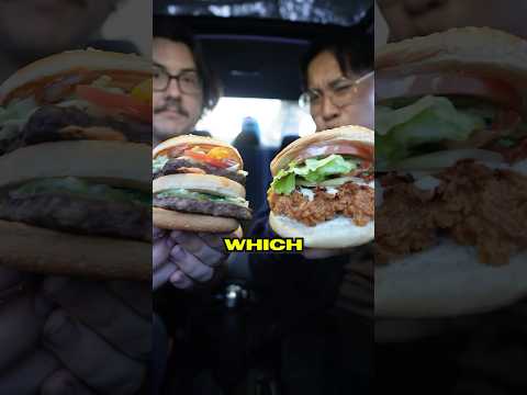 Drafting the Ultimate Fast Food Sandwich