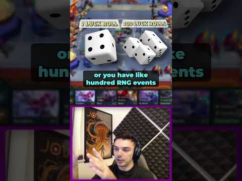 How More LUCK Can Make a Game More SKILLED