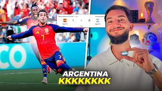 Espanha campeã - ARGENTINA DE MESSI PERDE COPA DO MUNDO! 🇦🇷❌