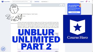 Course Hero FREE Unli Unlock | Unblur | How to Unlock, Unblur Course Hero for FREE | WEB 24 |