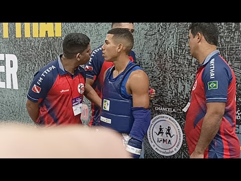 Campeonato Brasileiro De Muaythai CBMTT Yuri Pa x Luís SC